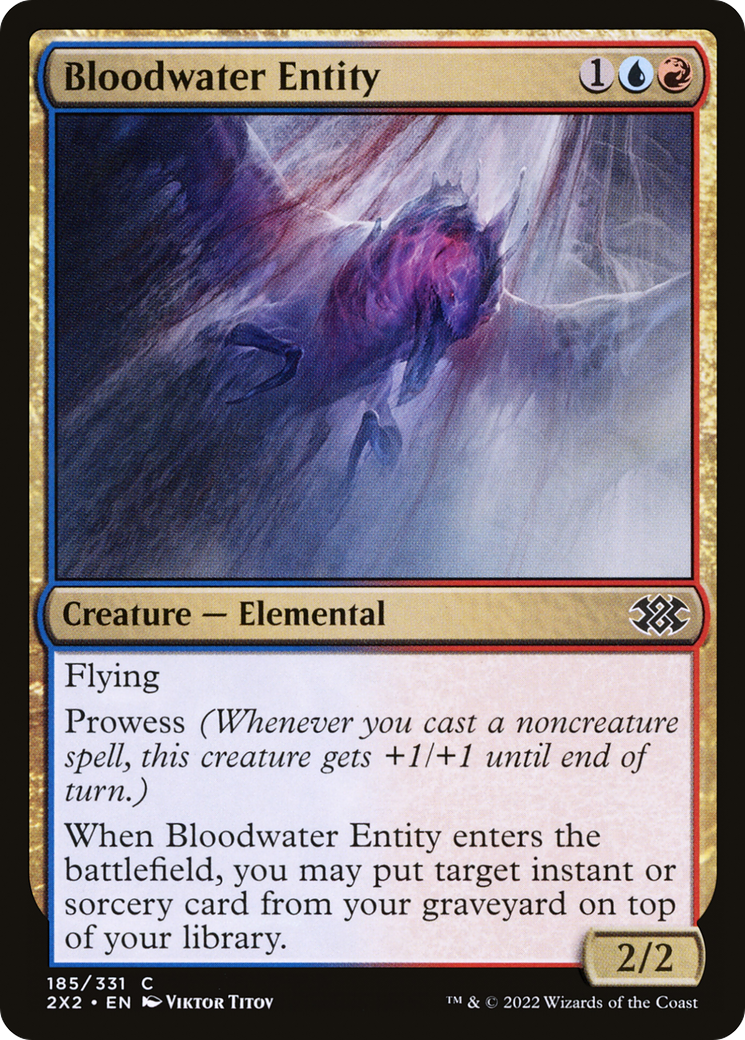Bloodwater Entity [Double Masters 2022] | Grognard Games