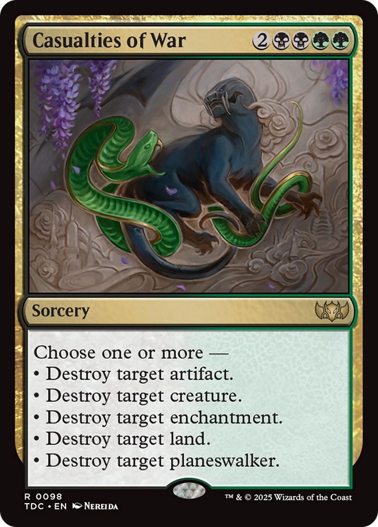 Casualties of War [Tarkir: Dragonstorm Commander] | Grognard Games