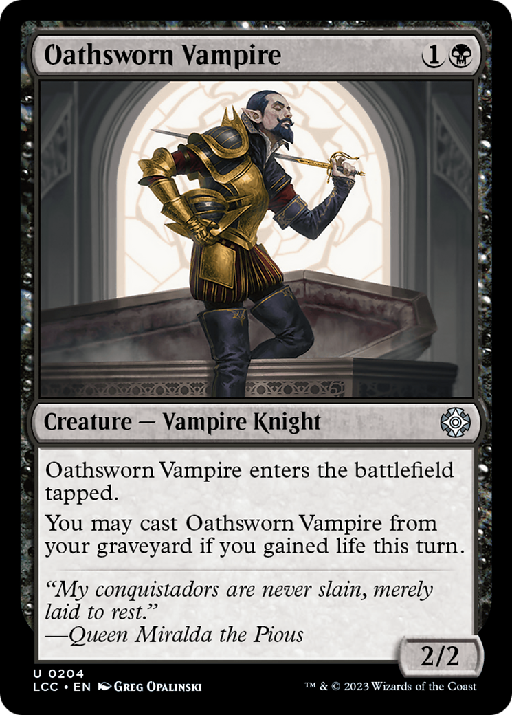 Oathsworn Vampire [The Lost Caverns of Ixalan Commander] | Grognard Games