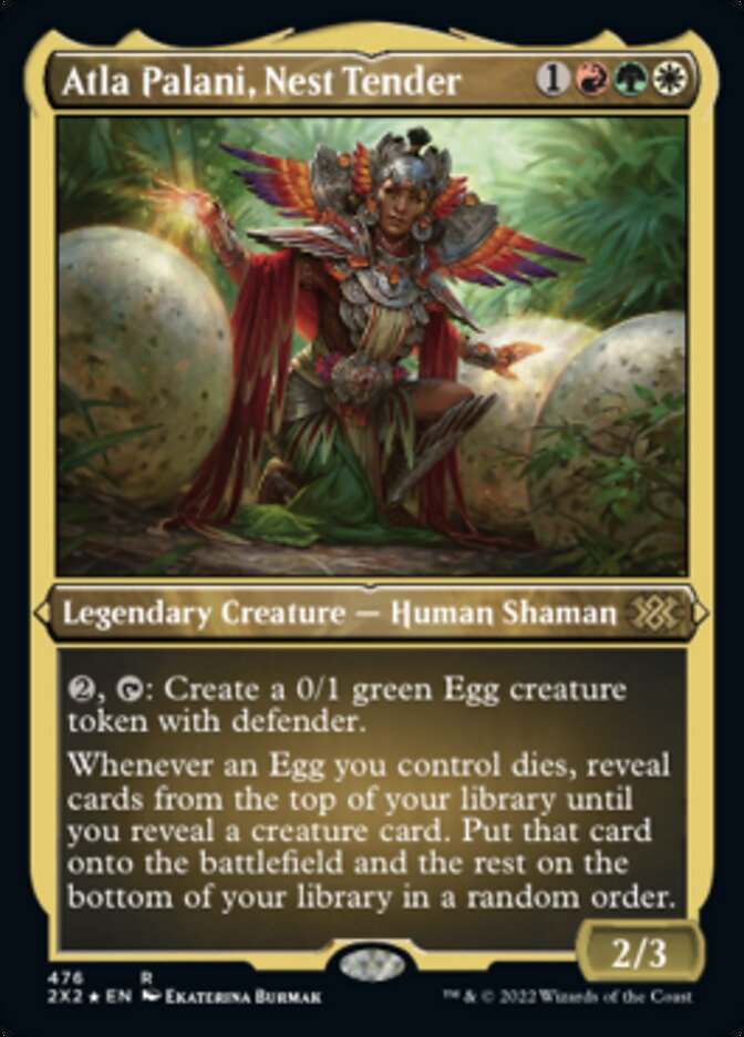 Atla Palani, Nest Tender (Foil Etched) [Double Masters 2022] | Grognard Games