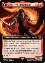 Clive, Ifrit's Dominant (Extended Art) (FIN-458) - FINAL FANTASY: (enchantment, Extended Art) Foil | Grognard Games