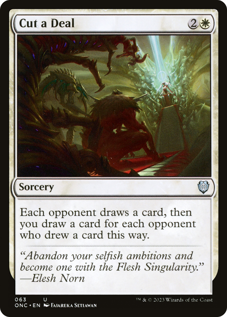 Cut a Deal [Phyrexia: All Will Be One Commander] | Grognard Games