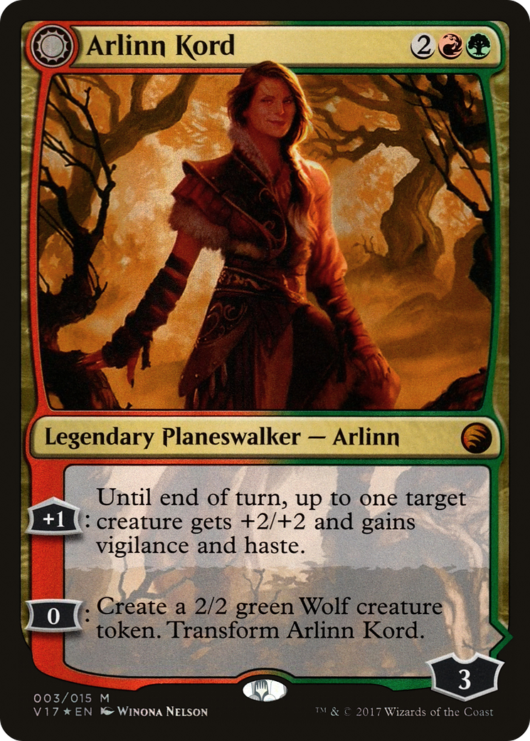 Magic: the Gathering - Arlinn Kord // Arlinn, Embraced by the Moon - Prerelease & Release Promos - Foil Magic: the Gathering - Arlinn Kord // Arlinn, Embraced by the Moon - Prerelease & Release Promos - Foil