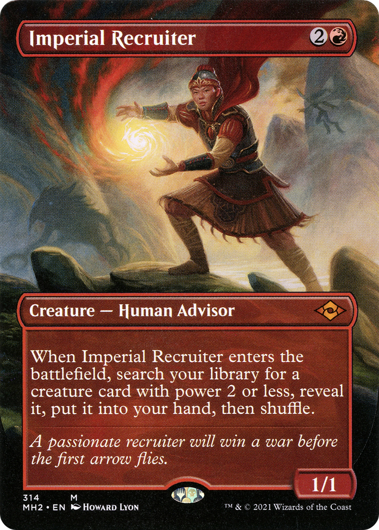 Imperial Recruiter (Borderless Alternate Art) [Modern Horizons 2] | Grognard Games