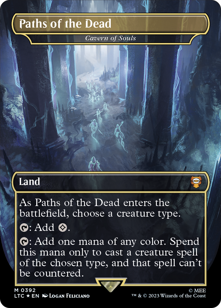 Paths of the Dead - Cavern of Souls (Surge Foil Realms and Relics) [The Lord of the Rings: Tales of Middle-Earth Commander] | Grognard Games