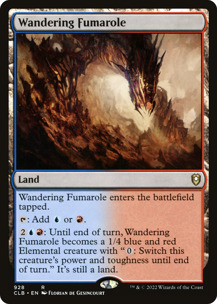 Wandering Fumarole [Commander Legends: Battle for Baldur's Gate] | Grognard Games