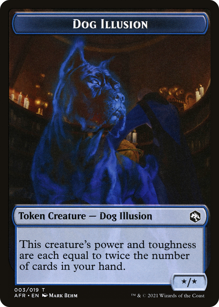 Dog Illusion Token [Dungeons & Dragons: Adventures in the Forgotten Realms Tokens] | Grognard Games