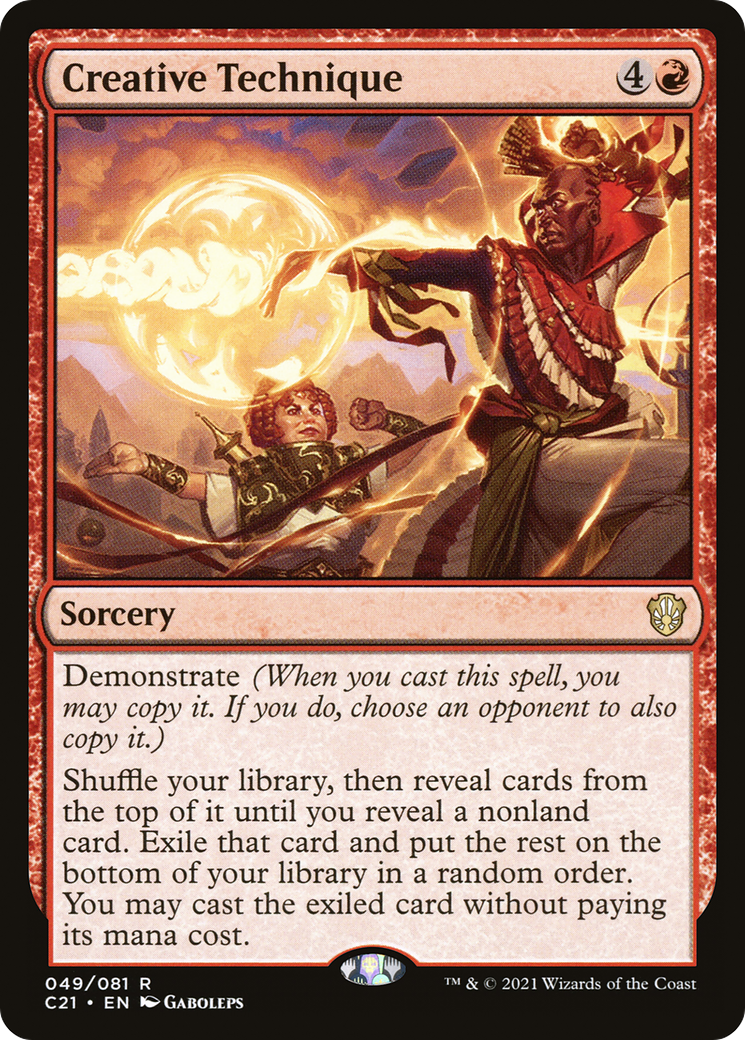 Creative Technique [Commander 2021] | Grognard Games
