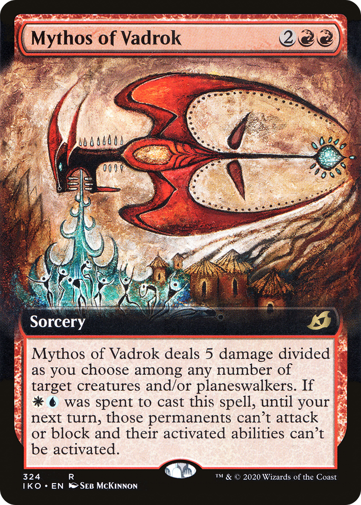 Mythos of Vadrok (Extended Art) [Ikoria: Lair of Behemoths] | Grognard Games