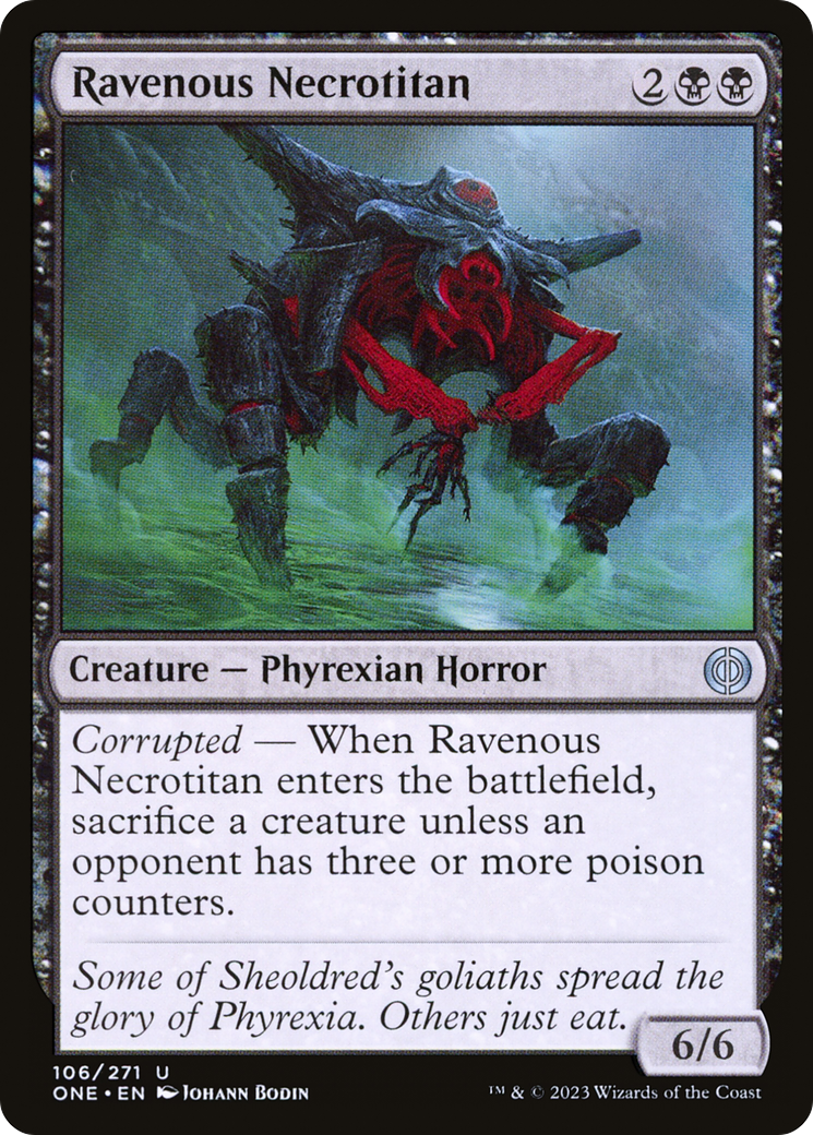 Ravenous Necrotitan [Phyrexia: All Will Be One] | Grognard Games