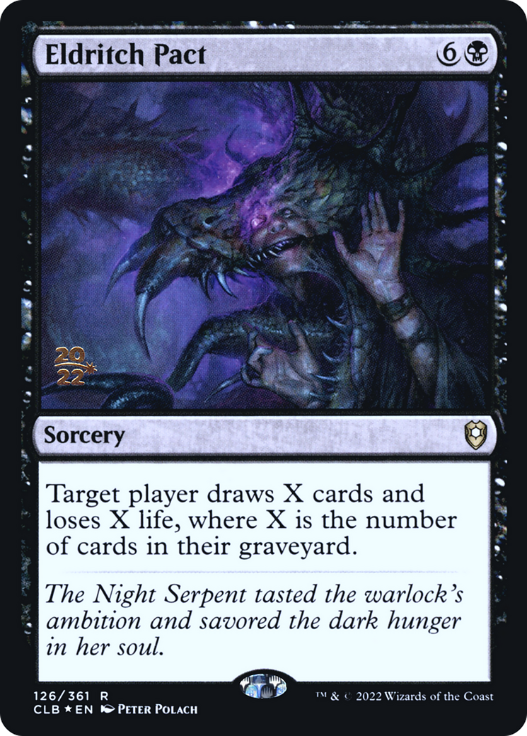 Eldritch Pact [Commander Legends: Battle for Baldur's Gate Prerelease Promos] | Grognard Games