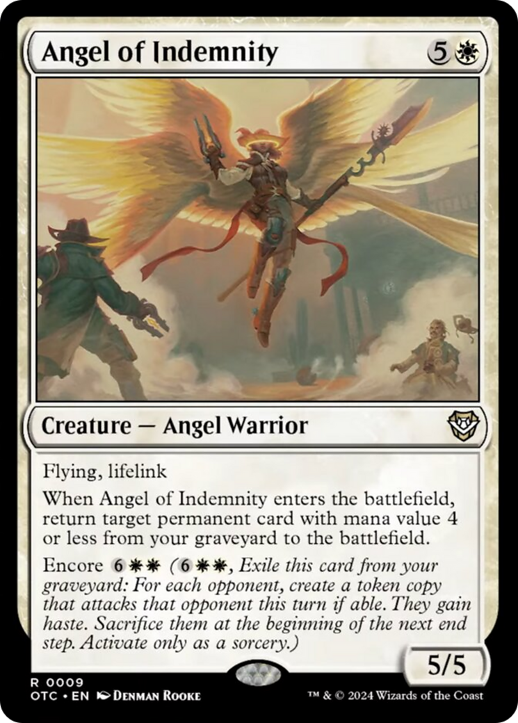 Angel of Indemnity [Outlaws of Thunder Junction Commander] | Grognard Games