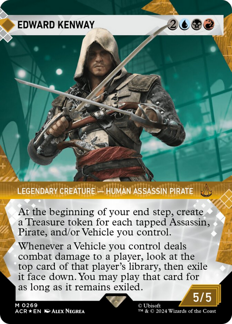 Edward Kenway (Showcase) (Textured Foil) [Assassin's Creed] | Grognard Games