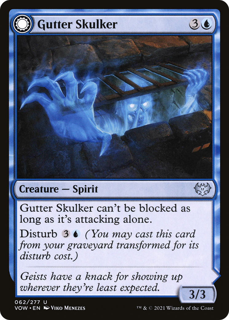 Gutter Skulker // Gutter Shortcut [Innistrad: Crimson Vow] | Grognard Games