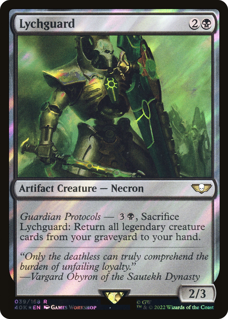 Lychguard (Surge Foil) [Universes Beyond: Warhammer 40,000] | Grognard Games