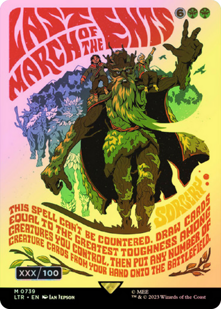 Last March of the Ents (Borderless Poster) (Serialized) [The Lord of the Rings: Tales of Middle-Earth] | Grognard Games