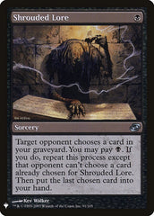 Shrouded Lore [Mystery Booster] | Grognard Games