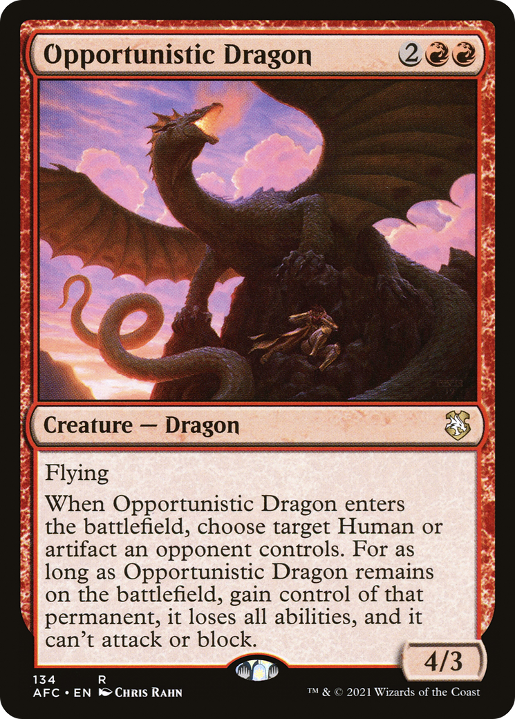 Opportunistic Dragon [Dungeons & Dragons: Adventures in the Forgotten Realms Commander] | Grognard Games