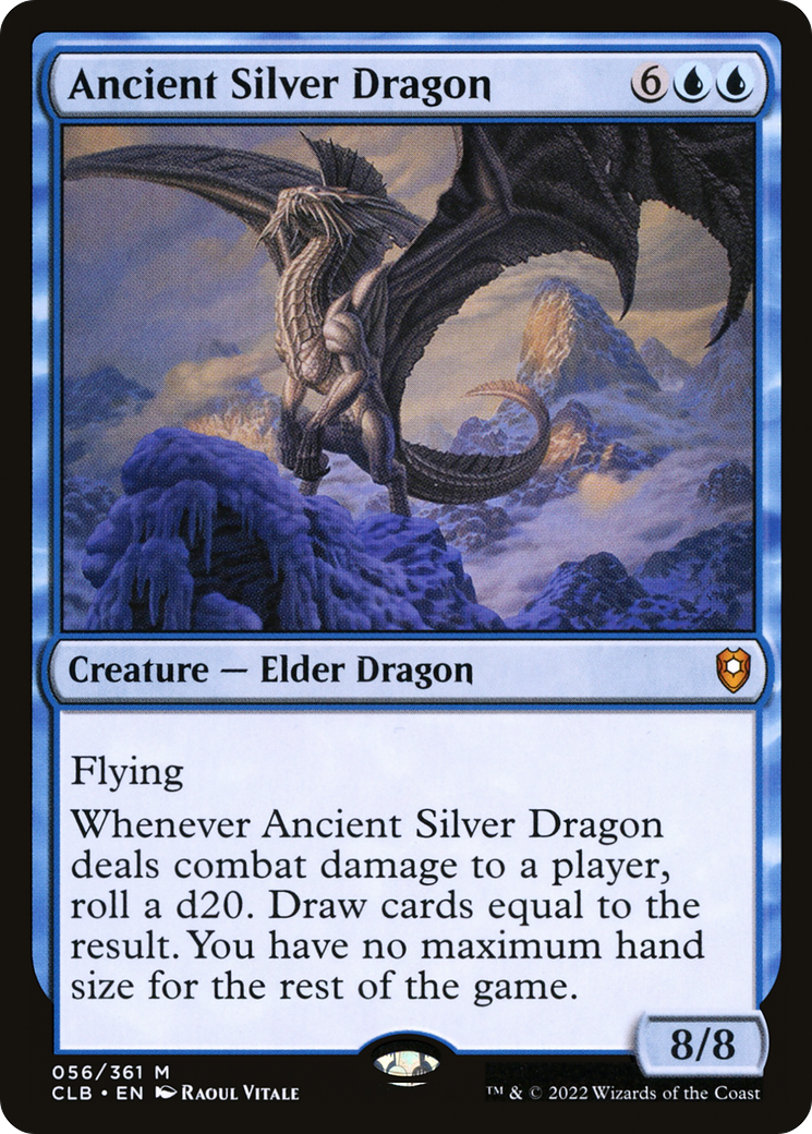 Ancient Silver Dragon [Commander Legends: Battle for Baldur's Gate] | Grognard Games