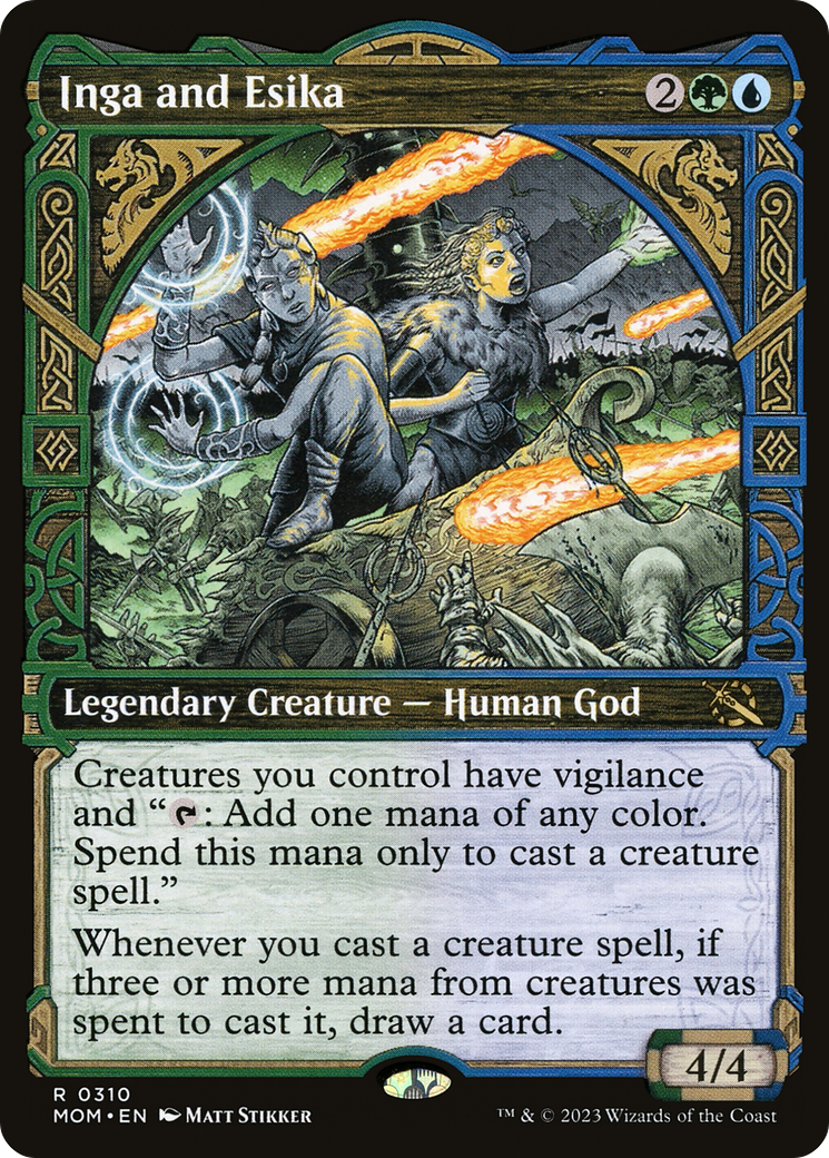 Inga and Esika (Showcase Planar Booster Fun) [March of the Machine] | Grognard Games