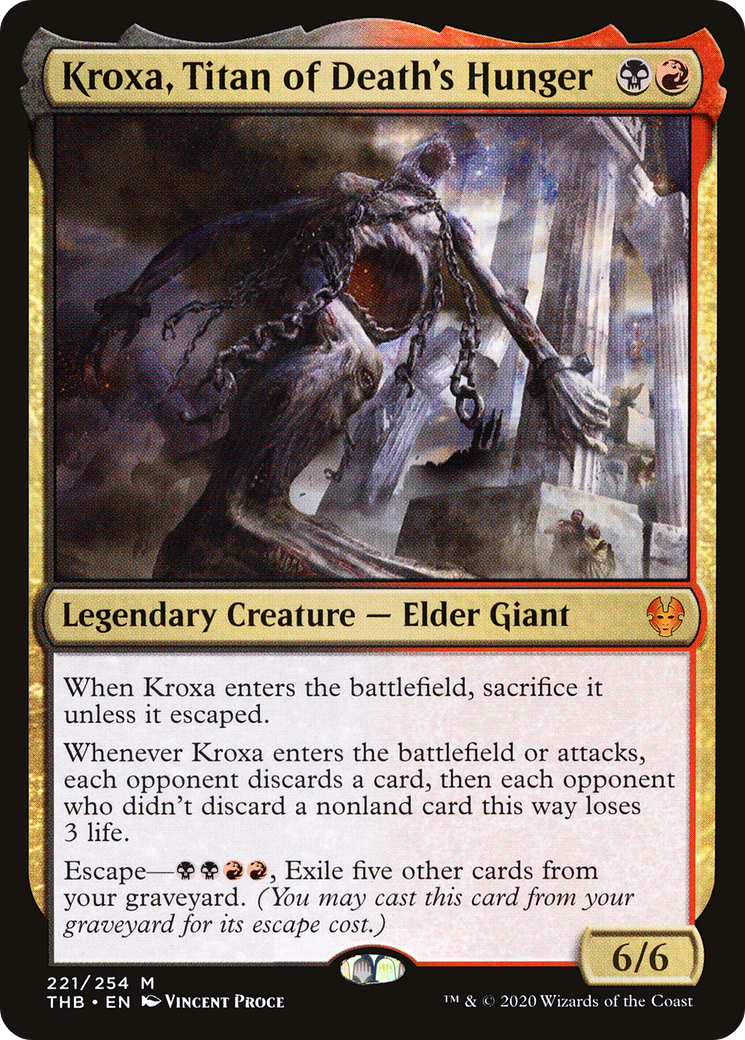 Kroxa, Titan of Death's Hunger [Theros Beyond Death] | Grognard Games