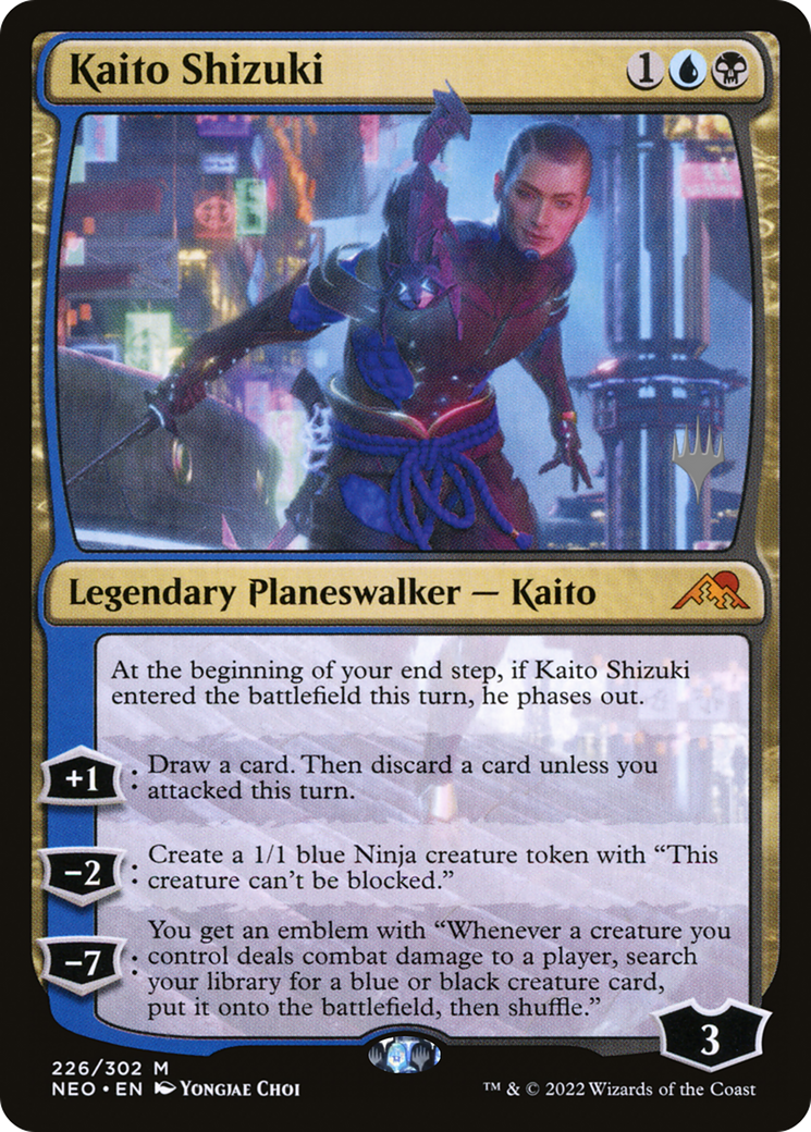 Kaito Shizuki (Promo Pack) [Kamigawa: Neon Dynasty Promos] | Grognard Games
