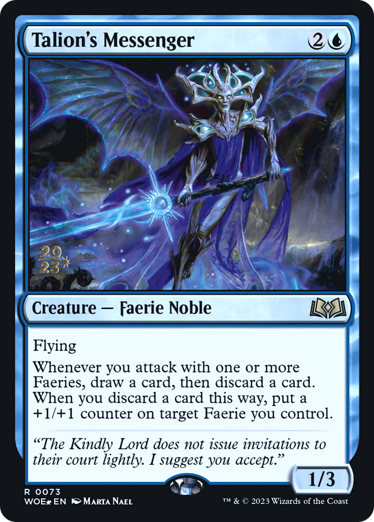 Talion's Messenger [Wilds of Eldraine Prerelease Promos] | Grognard Games