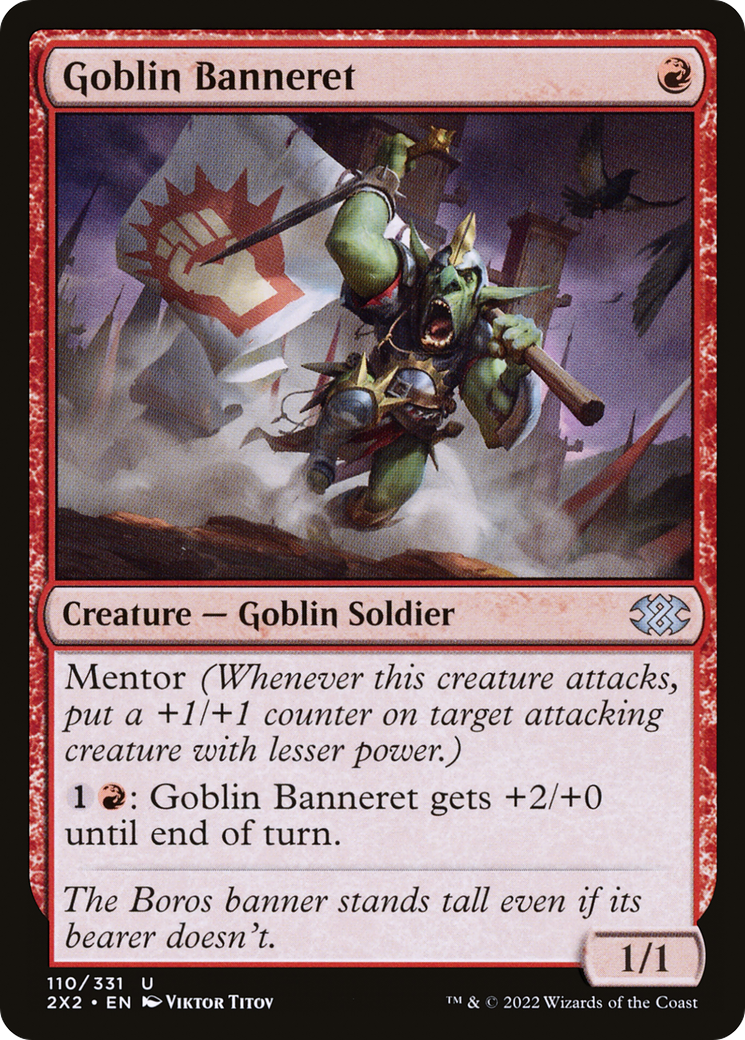 Goblin Banneret [Double Masters 2022] | Grognard Games