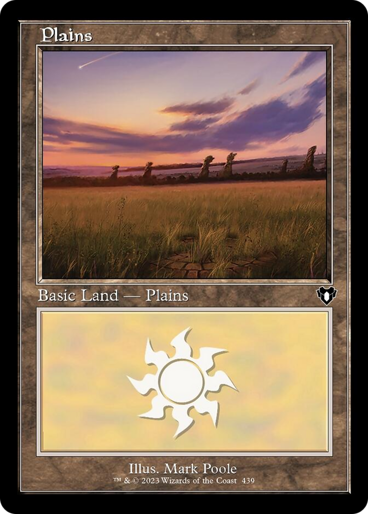 Plains (439) (Retro) [Commander Masters] | Grognard Games