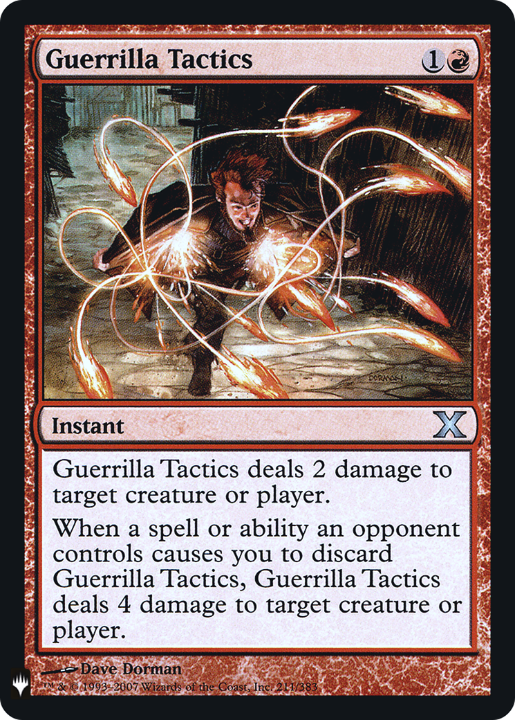 Guerrilla Tactics [Mystery Booster] | Grognard Games