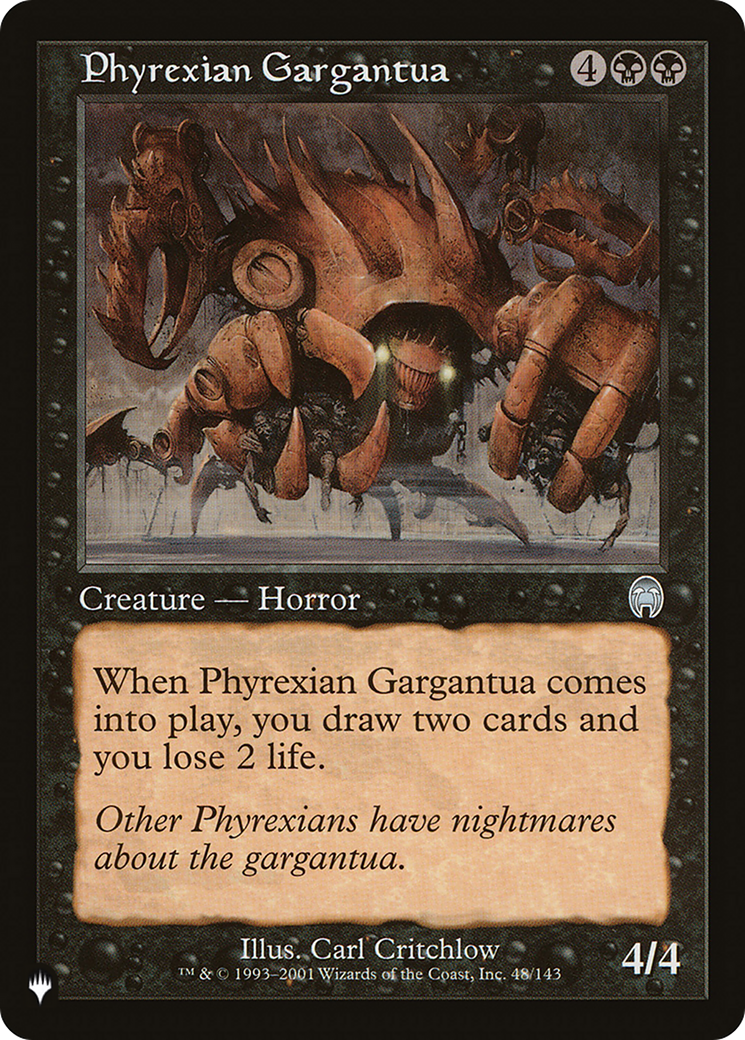 Phyrexian Gargantua [The List] | Grognard Games