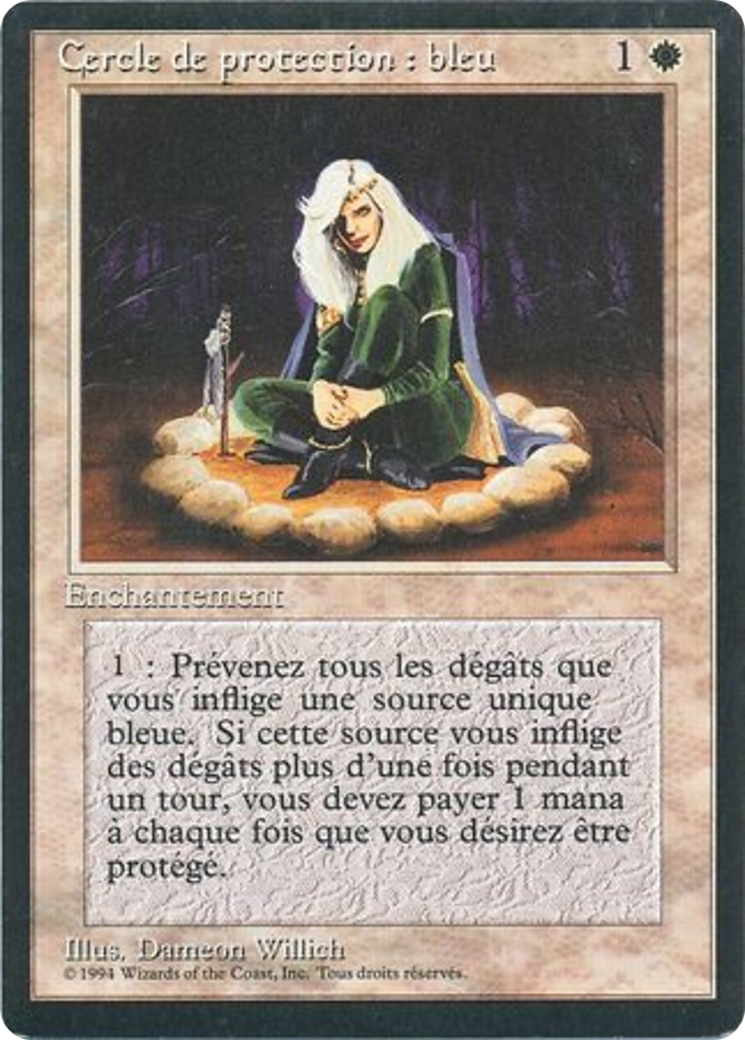 Circle of Protection: Blue [Foreign Black Border] | Grognard Games