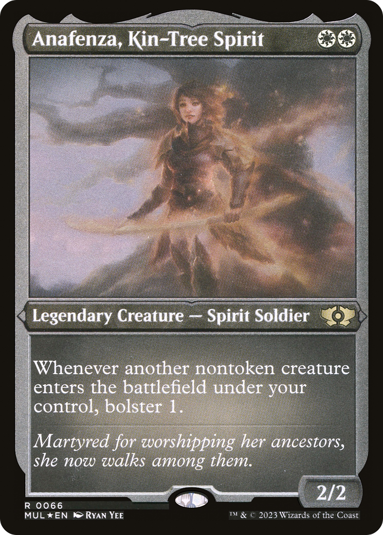 Anafenza, Kin-Tree Spirit (Foil Etched) (MUL-066) - Multiverse Legends Foil | Grognard Games