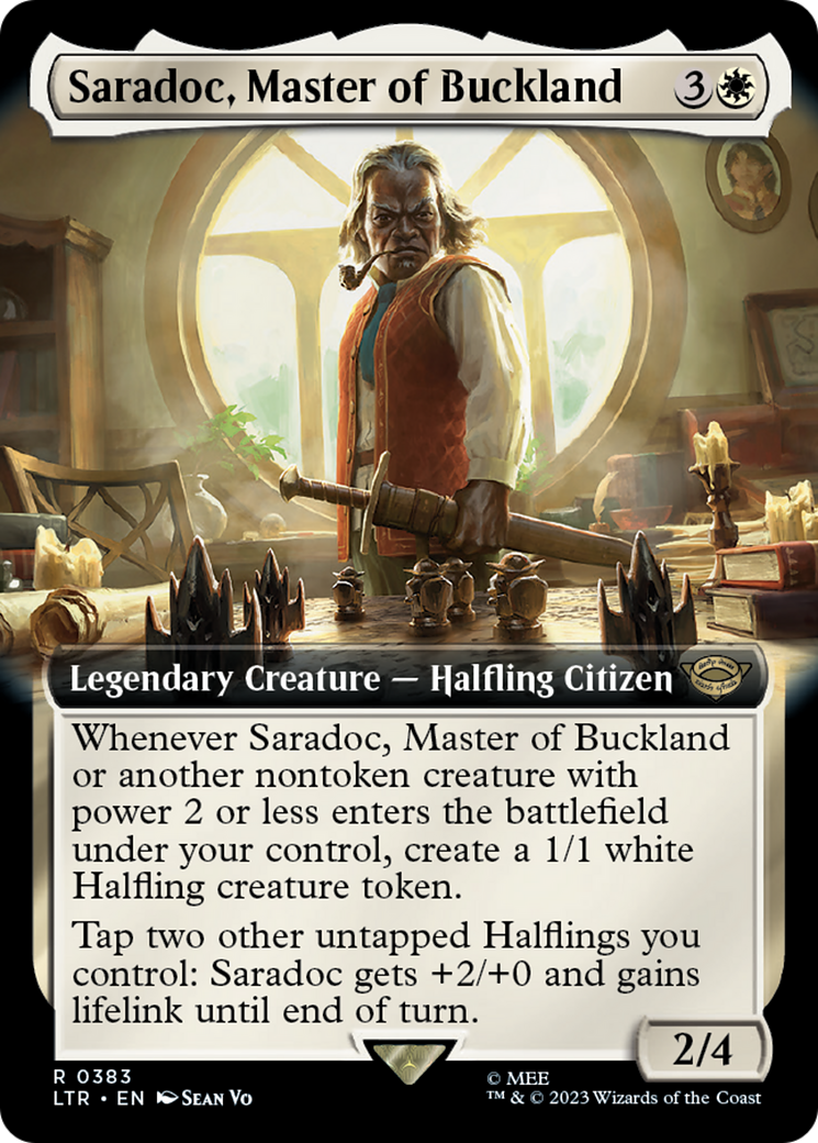 Saradoc, Master of Buckland (Extended Art) [The Lord of the Rings: Tales of Middle-Earth] | Grognard Games