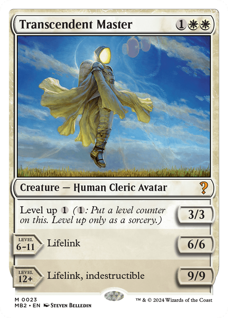 Transcendent Master (White Border) [Mystery Booster 2] – Grognard Games