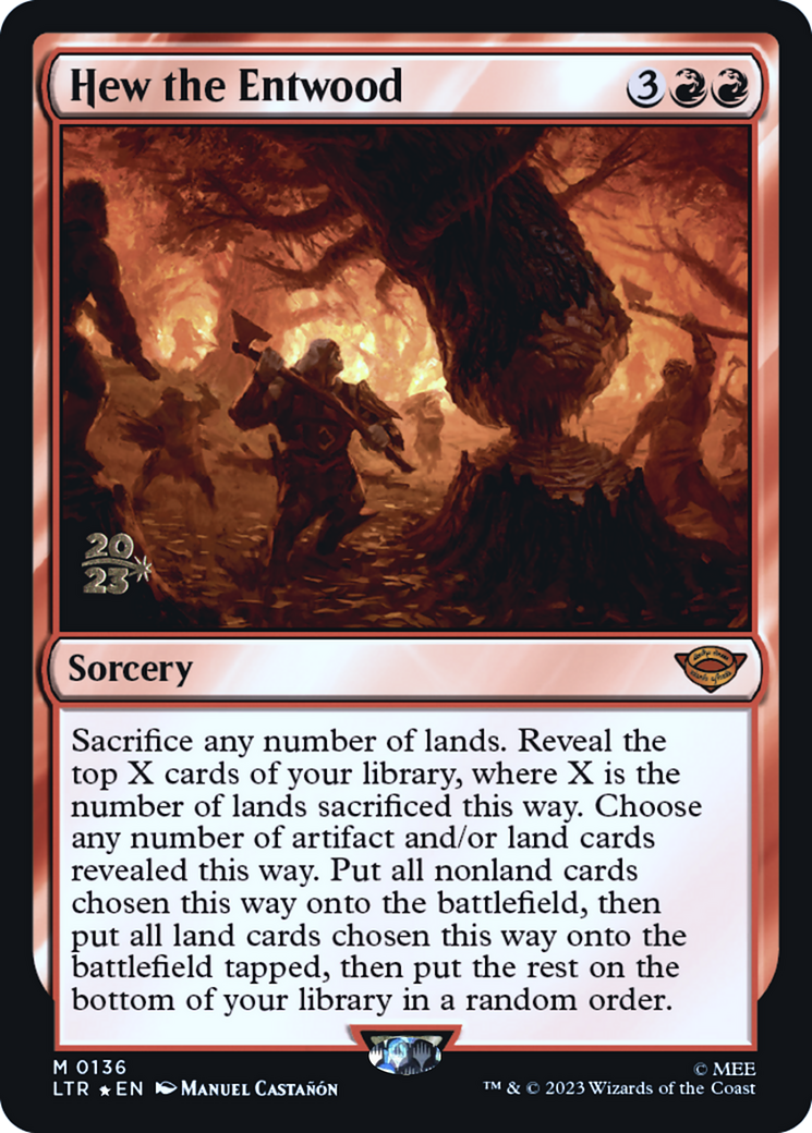 Hew the Entwood [The Lord of the Rings: Tales of Middle-Earth Prerelease Promos] | Grognard Games