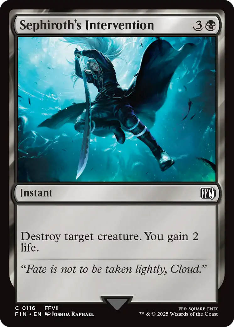 Sephiroth's Intervention (FIN-116) - FINAL FANTASY Foil | Grognard Games