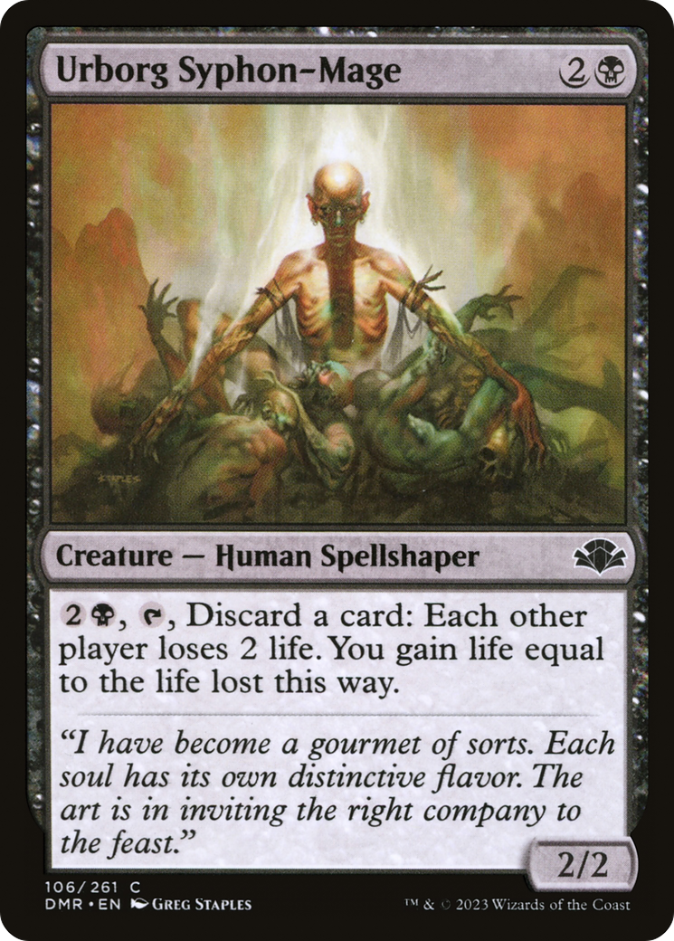 Urborg Syphon-Mage [Dominaria Remastered] | Grognard Games