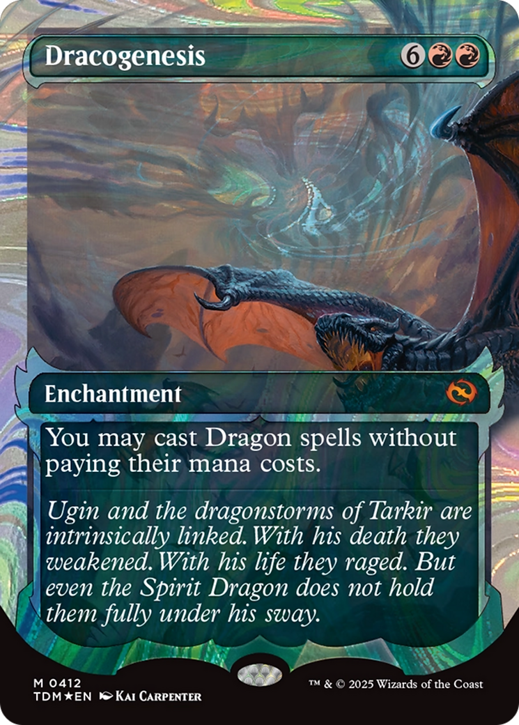 Dracogenesis (0412) (Showcase) (Halo Foil) [Tarkir: Dragonstorm] | Grognard Games