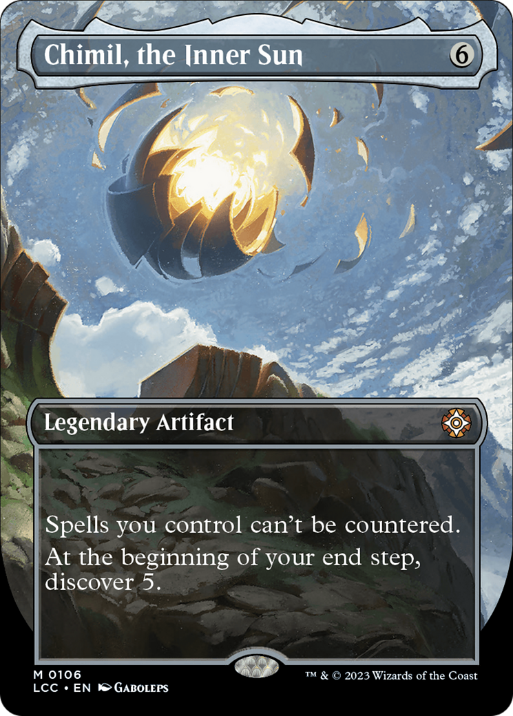 Chimil, the Inner Sun (Borderless) [The Lost Caverns of Ixalan Commander] | Grognard Games