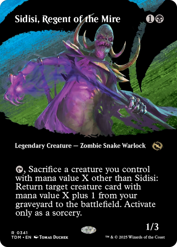 Sidisi, Regent of the Mire (Borderless) [Tarkir: Dragonstorm] | Grognard Games