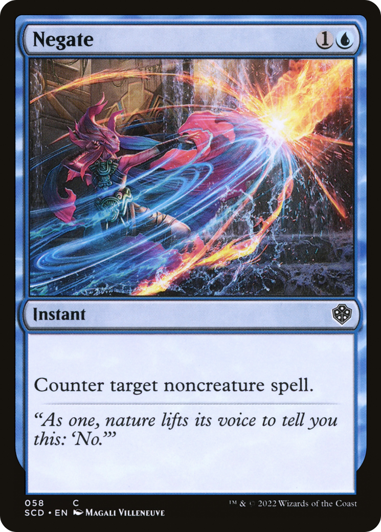 Negate [Starter Commander Decks] | Grognard Games