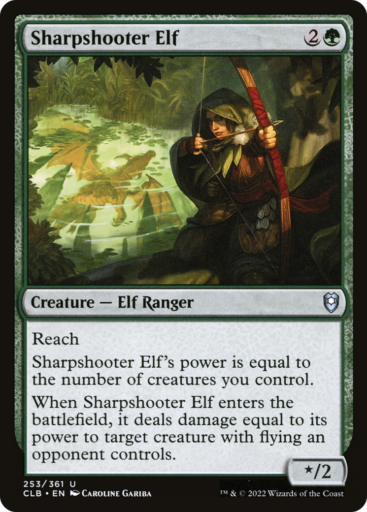 Sharpshooter Elf [Commander Legends: Battle for Baldur's Gate] | Grognard Games