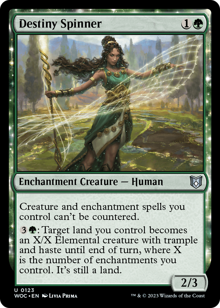 Destiny Spinner [Wilds of Eldraine Commander] | Grognard Games