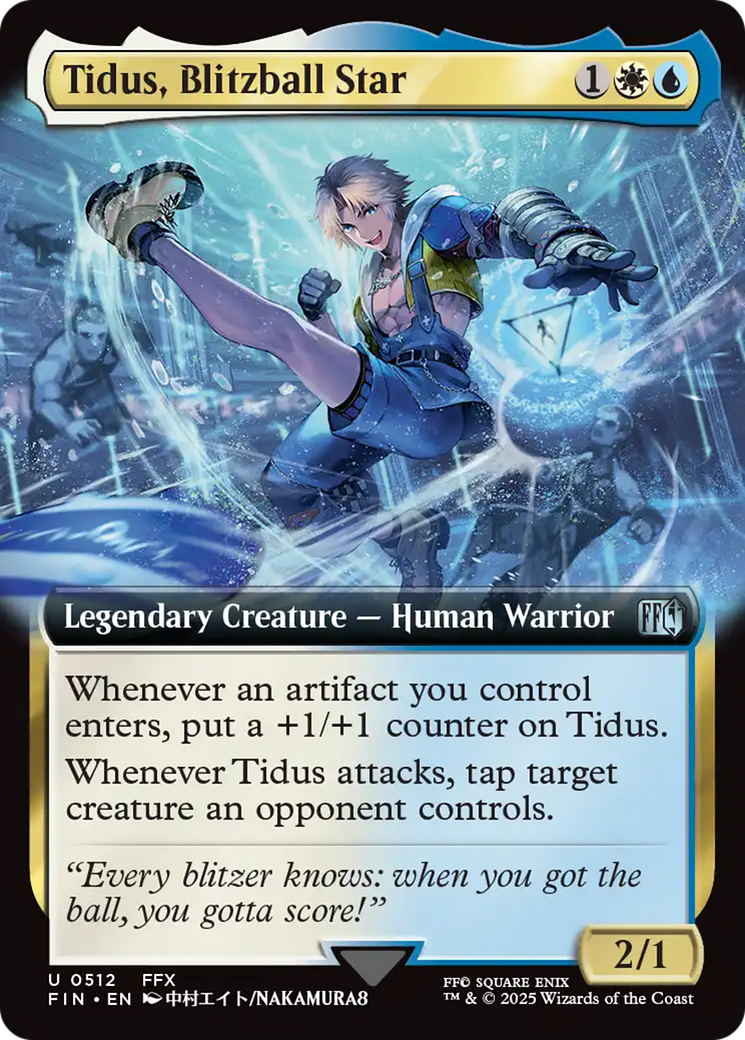 Tidus, Blitzball Star (FIN-246) - FINAL FANTASY: (Extended Art) Foil | Grognard Games