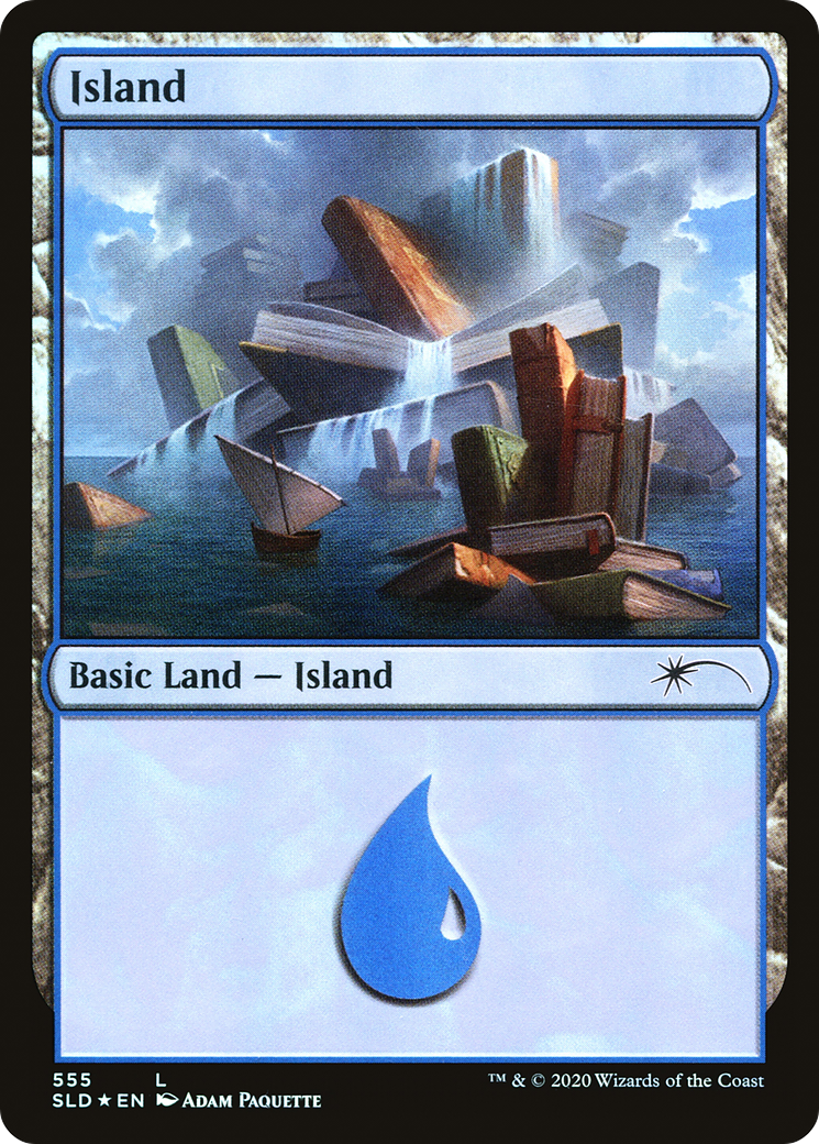Island (Well Read) (555) [Secret Lair Drop Promos] | Grognard Games