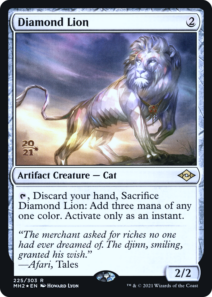 Diamond Lion [Modern Horizons 2 Prerelease Promos] | Grognard Games