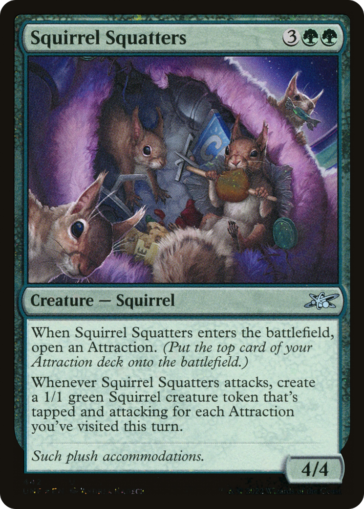 Squirrel Squatters (Galaxy Foil) [Unfinity] | Grognard Games