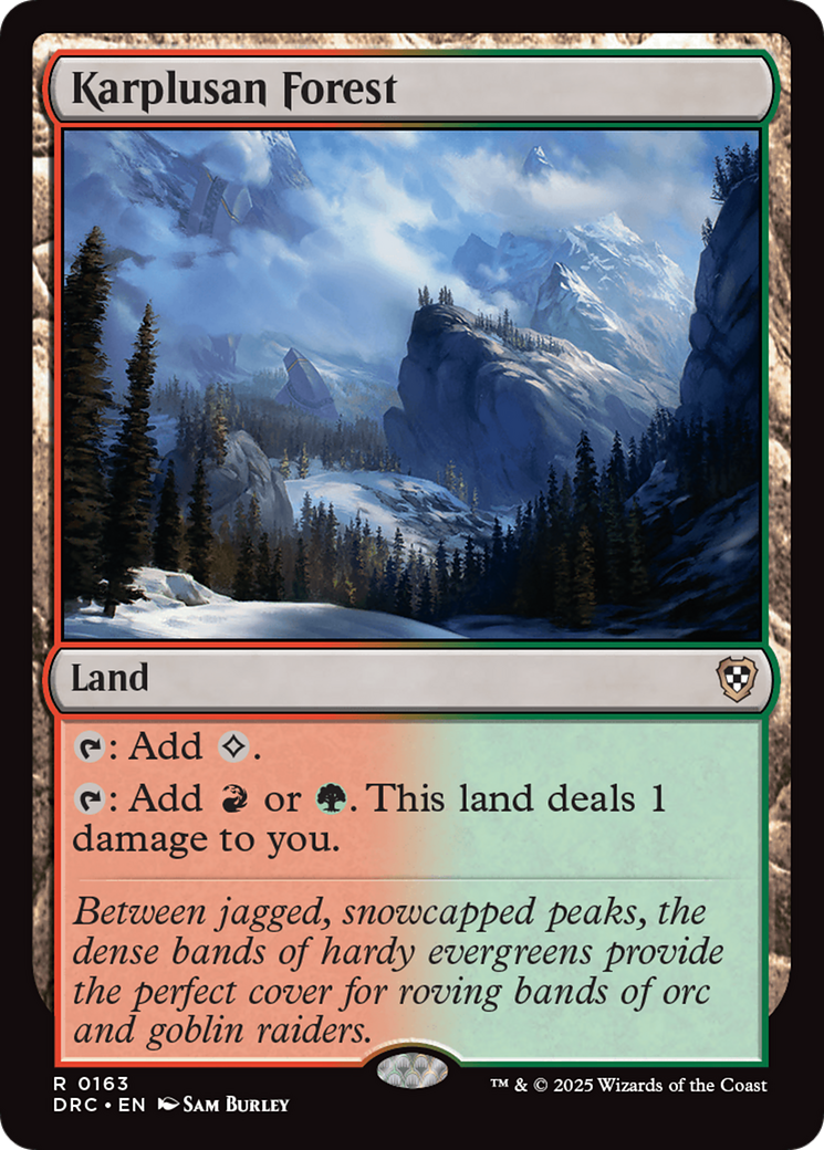 Karplusan Forest [Aetherdrift Commander] | Grognard Games
