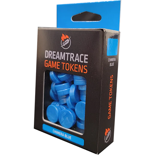 DREAMTRACE GAMING TOKENS Chimera Blue | Grognard Games